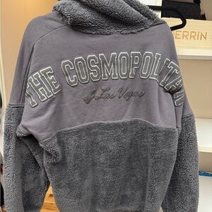 Cosmopolitan Gray Fleece Hoodie